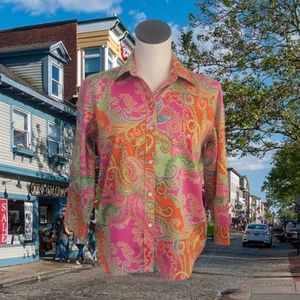 Paisley 3/4 Sleeve Blouse